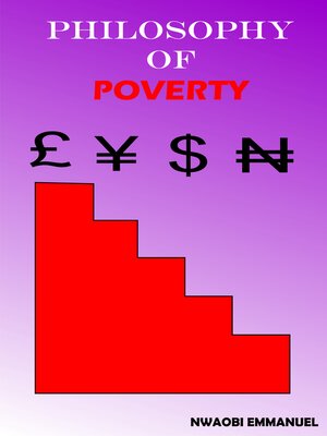 cover image of PHILOSOPHY OF POVERTY